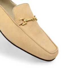 LUA - Vainilla Regina Romero Zapato Mocasin De Piso Para Dama En Piel -Ofertas Pasos Y Bolsos Tienda Regina Romero zapato mocasin de piso Lua vainilla piel 5