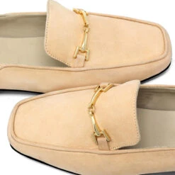 LUA - Vainilla Regina Romero Zapato Mocasin De Piso Para Dama En Piel -Ofertas Pasos Y Bolsos Tienda Regina Romero zapato mocasin de piso Lua vainilla piel 7