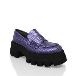 LOVE 65 - Amatista Regina Romero Zapato Bostoniano Urbano Sport Para Dama En Piel -Ofertas Pasos Y Bolsos Tienda Regina Romero zapato mocasin plataforma Love amatista piel 4