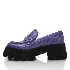 LOVE 65 - Amatista Regina Romero Zapato Bostoniano Urbano Sport Para Dama En Piel -Ofertas Pasos Y Bolsos Tienda Regina Romero zapato mocasin plataforma Love amatista piel 5