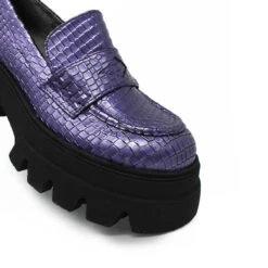 LOVE 65 - Amatista Regina Romero Zapato Bostoniano Urbano Sport Para Dama En Piel -Ofertas Pasos Y Bolsos Tienda Regina Romero zapato mocasin plataforma Love amatista piel 7