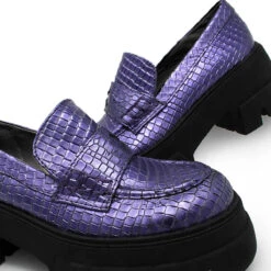 LOVE 65 - Amatista Regina Romero Zapato Bostoniano Urbano Sport Para Dama En Piel -Ofertas Pasos Y Bolsos Tienda Regina Romero zapato mocasin plataforma Love amatista piel 8