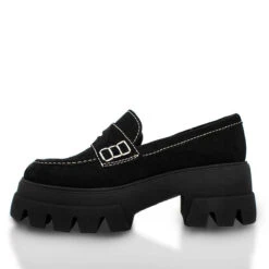 LOVE 65 - Ante Negro Regina Romero Zapato Bostoniano Urbano Sport Para Dama En Piel 13 LOVE 65 - Ante Negro Regina Romero Zapato Bostoniano Urbano Sport Para Dama En Piel -Ofertas Pasos Y Bolsos Tienda Regina Romero zapato mocasin plataforma Love ante negro 5