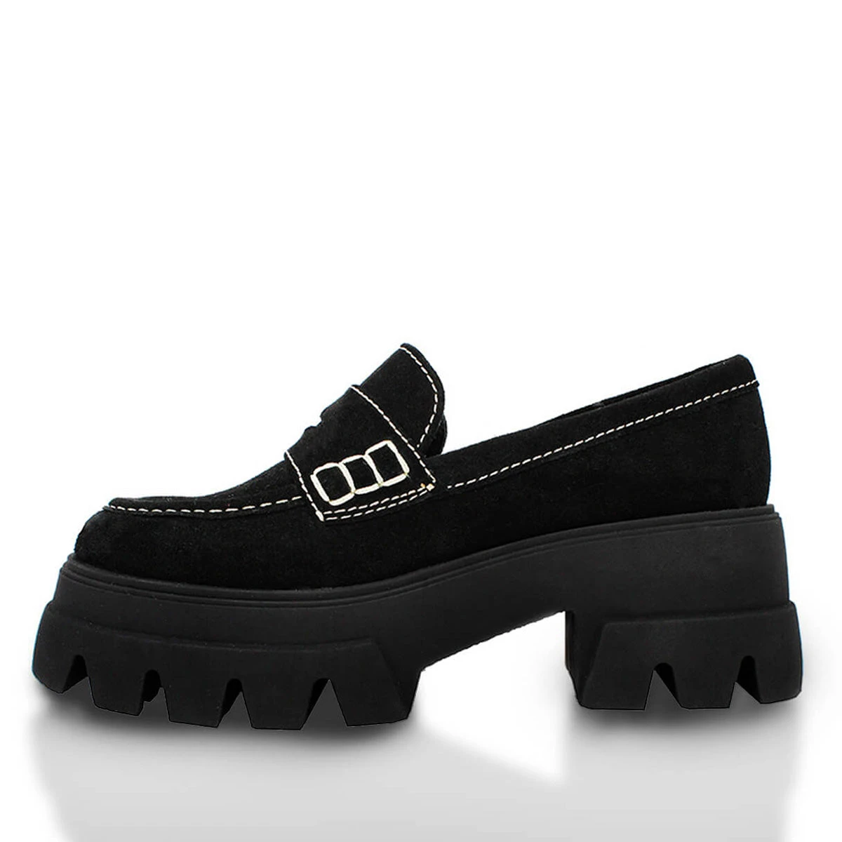 LOVE 65 - Ante Negro Regina Romero Zapato Bostoniano Urbano Sport Para Dama En Piel 5 LOVE 65 - Ante Negro Regina Romero Zapato Bostoniano Urbano Sport Para Dama En Piel - Imagen 5