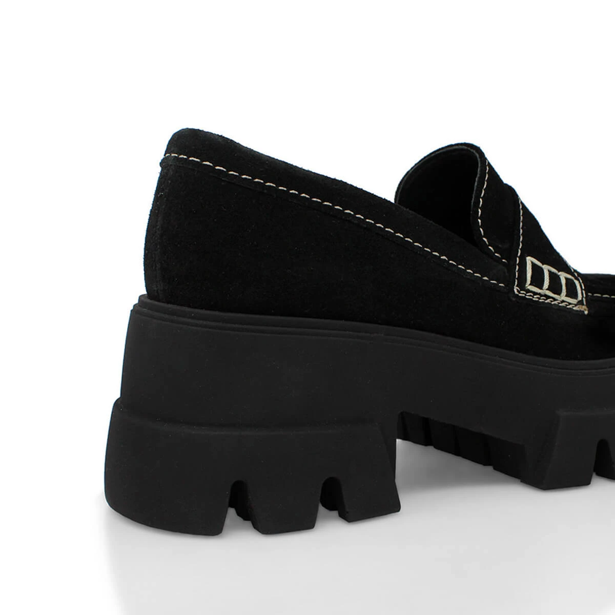 LOVE 65 - Ante Negro Regina Romero Zapato Bostoniano Urbano Sport Para Dama En Piel 6 LOVE 65 - Ante Negro Regina Romero Zapato Bostoniano Urbano Sport Para Dama En Piel - Imagen 6