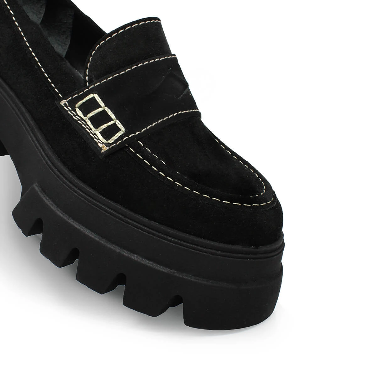 LOVE 65 - Ante Negro Regina Romero Zapato Bostoniano Urbano Sport Para Dama En Piel 7 LOVE 65 - Ante Negro Regina Romero Zapato Bostoniano Urbano Sport Para Dama En Piel - Imagen 7