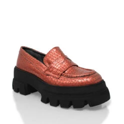 LOVE 65 - Topacio Regina Romero Zapato Bostoniano Urbano Sport Para Dama En Piel -Ofertas Pasos Y Bolsos Tienda Regina Romero zapato mocasin plataforma Love topacio piel 4