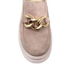 RAQUEL 65 - Gamuza Palo De Rosa Regina Romero Zapato Bostoniano Urbano Sport Para Dama En Piel -Ofertas Pasos Y Bolsos Tienda Regina Romero zapato mocasin plataforma Raquel rosa piel 6