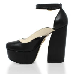 DESIRE 135 - Negro Y Latte Regina Romero Zapato Plataforma Tacon Alto Para Dama En Piel -Ofertas Pasos Y Bolsos Tienda Regina Romero zapato plataforma Desire negro latte piel 4
