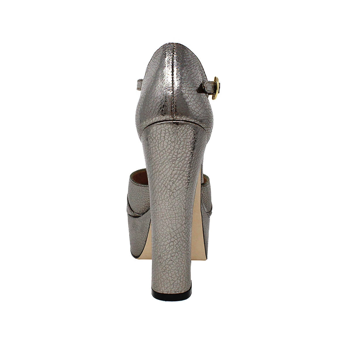 PENELOPE 135 - Antimonio Regina Romero Zapato Plataforma Tacon Alto Para Dama En Piel - Imagen 6