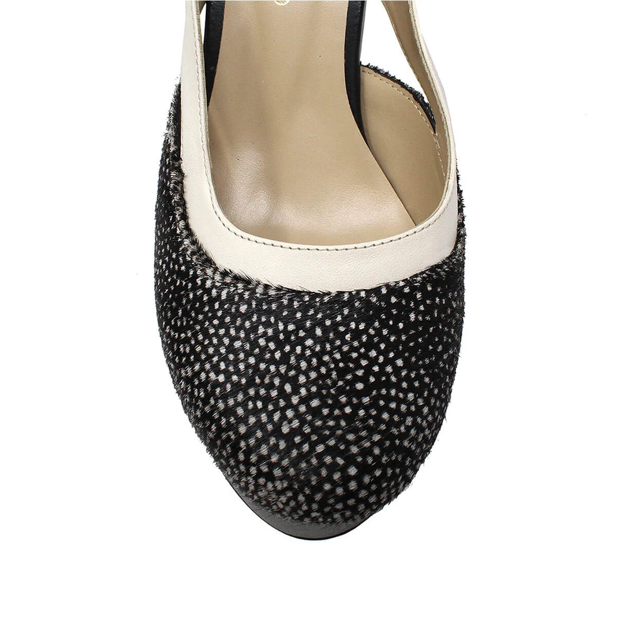 DESIRE 135 - Negro Regina Romero Zapato Plataforma Tacon Alto Para Dama En Piel - Imagen 7