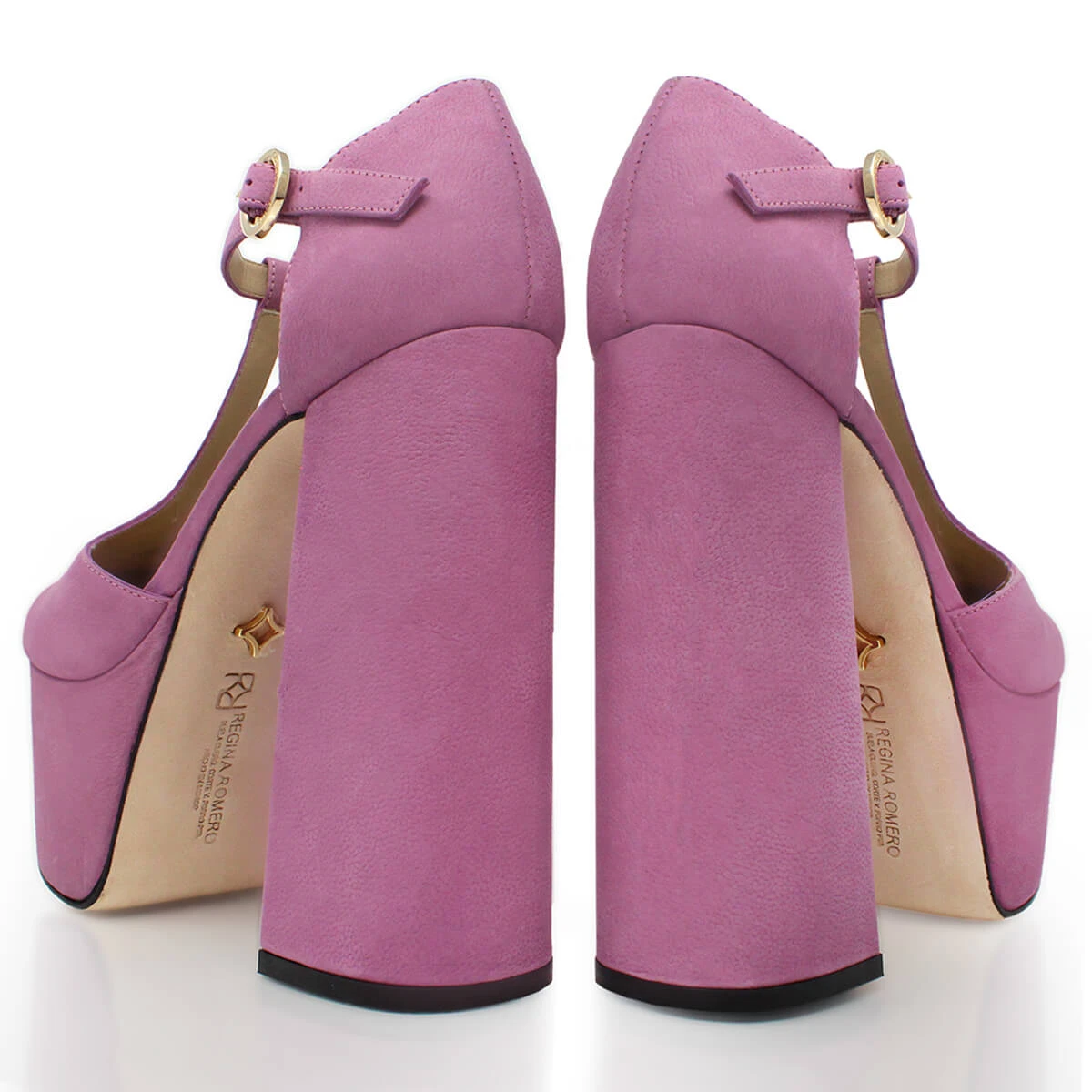 MON 150 - Rosa Regina Romero Zapato Plataforma Tacon Alto Para Dama En Piel - Imagen 8