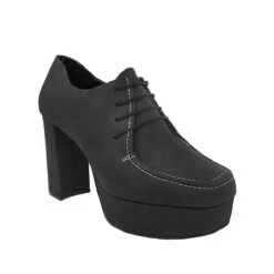 ZOE 95 - Concreto Regina Romero Zapato Plataforma Tacon Alto Para Dama En Piel -Ofertas Pasos Y Bolsos Tienda Regina Romero zapato plataforma tacon alto Zoe 95 concreto piel 2