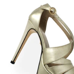 MAGDALENA 130 - Oro Ingles Regina Romero Zapato Sandalia Plataforma Tacon Alto Para Dama En Piel -Ofertas Pasos Y Bolsos Tienda Regina Romero zapato sandalia plataforma tacon alto Magdalena 135 oro ingles piel 4