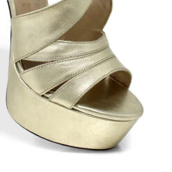 MAGDALENA 130 - Oro Ingles Regina Romero Zapato Sandalia Plataforma Tacon Alto Para Dama En Piel -Ofertas Pasos Y Bolsos Tienda Regina Romero zapato sandalia plataforma tacon alto Magdalena 135 oro ingles piel 5