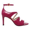 CARMINA 85 - Charol Fucsia Regina Romero Zapato Sandalia Zapatilla Tacon Alto Para Dama En Piel