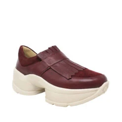 KENDALL 75 - Vino Regina Romero Zapato Tenis Urbano Sport Para Dama En Piel -Ofertas Pasos Y Bolsos Tienda Regina Romero zapato tenis urbano Kendall piel vino 2 93a663a5 c6c0 4cb8 9a92 b1e259b39136