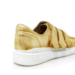 SONIC 35 - Oro Regina Romero Zapato Tenis Urbano Sport Para Dama En Piel -Ofertas Pasos Y Bolsos Tienda Regina Romero zapato tenis urbano Sonic oro piel 5