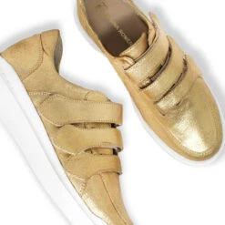 SONIC 35 - Oro Regina Romero Zapato Tenis Urbano Sport Para Dama En Piel -Ofertas Pasos Y Bolsos Tienda Regina Romero zapato tenis urbano Sonic oro piel 7