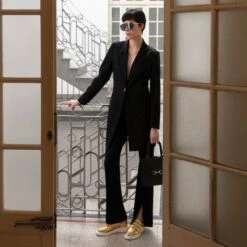 SONIC 35 - Oro Regina Romero Zapato Tenis Urbano Sport Para Dama En Piel -Ofertas Pasos Y Bolsos Tienda Regina Romero zapato tenis urbano Sonic oro piel 9