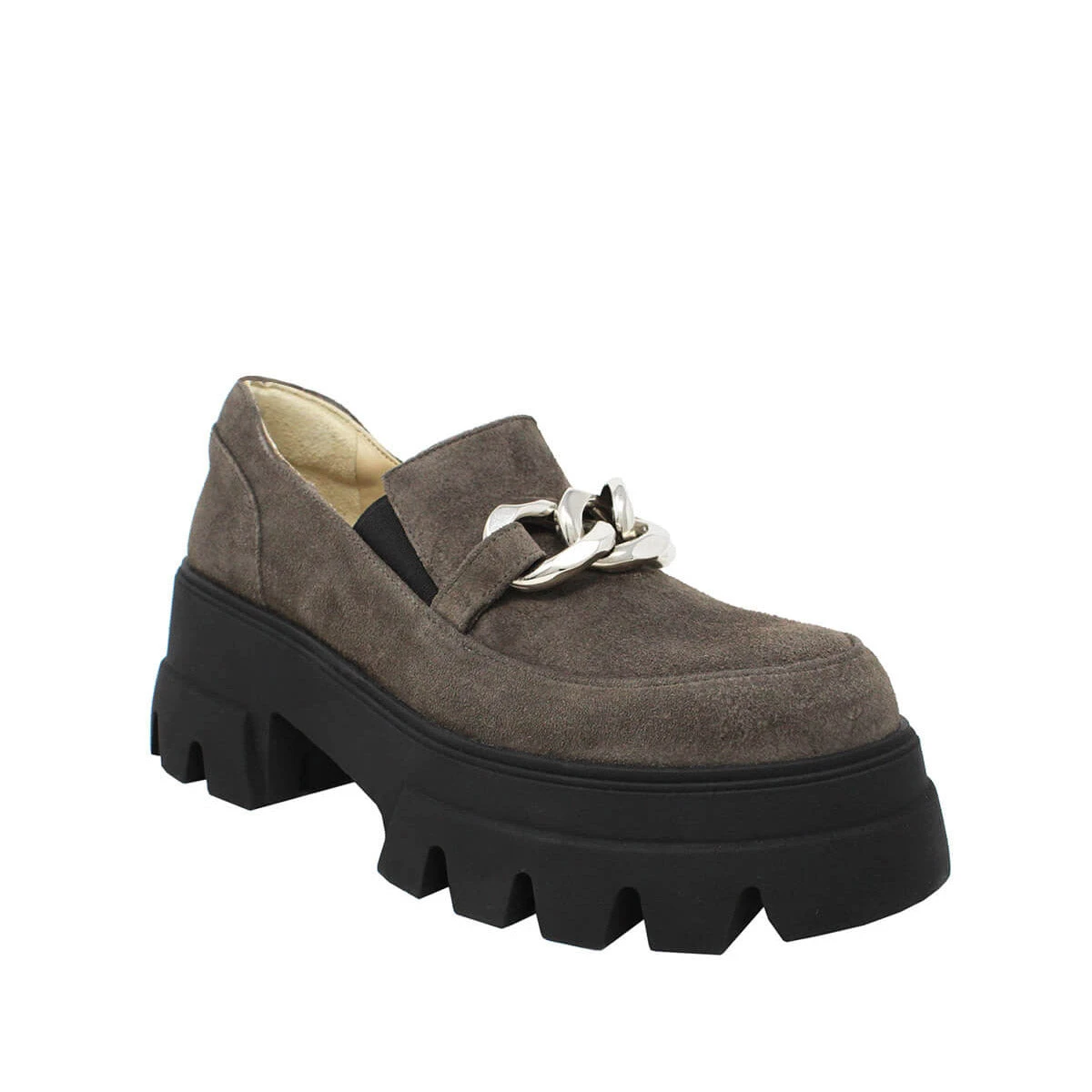 RAQUEL 65 - Gamuza Concreto Regina Romero Zapato Bostoniano Urbano Sport Para Dama En Piel 5 RAQUEL 65 - Gamuza Concreto Regina Romero Zapato Bostoniano Urbano Sport Para Dama En Piel - Imagen 5