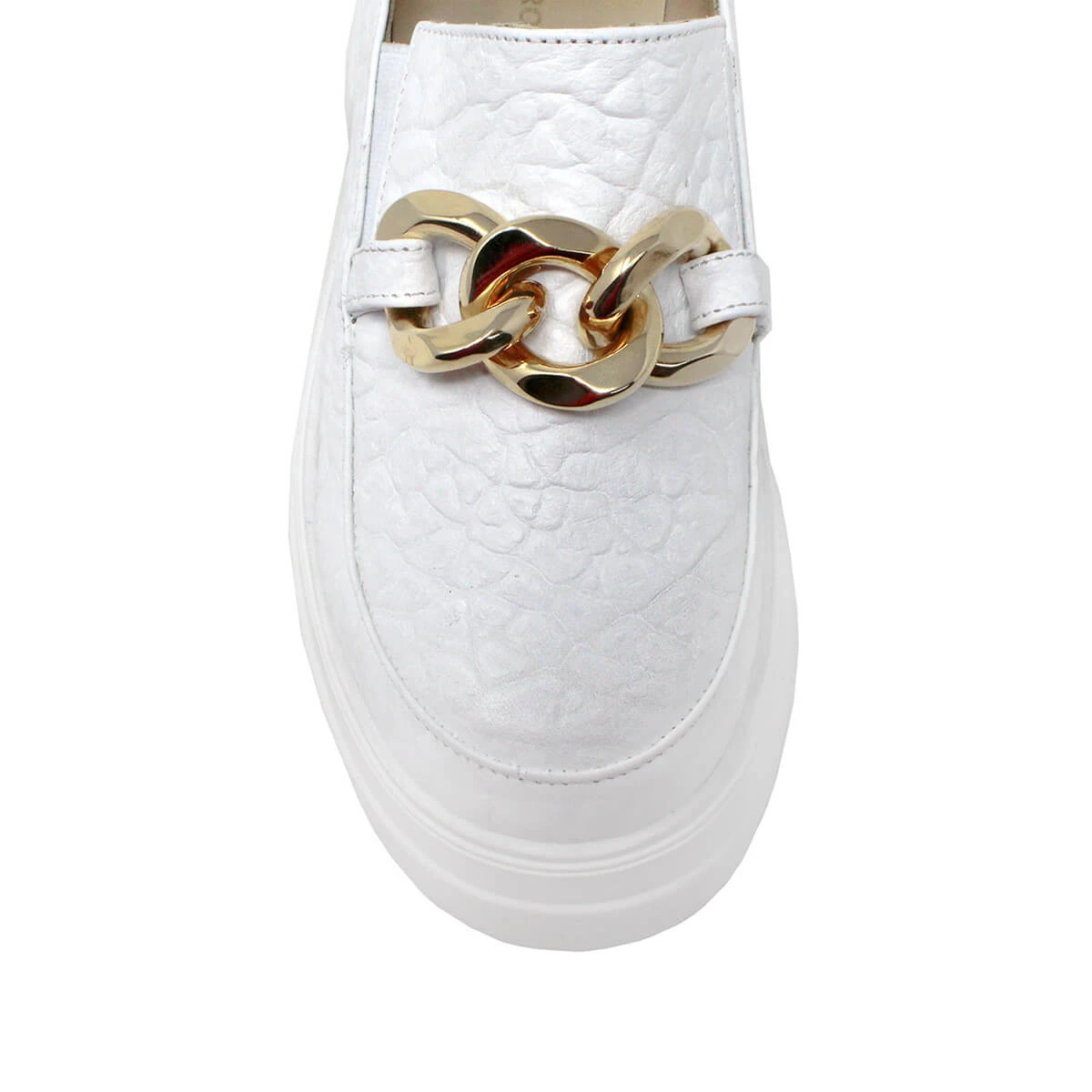 RAQUEL 65 - Blanco Regina Romero Zapato Bostoniano Urbano Sport Para Dama En Piel - Imagen 7