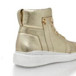 CHIARA 35 - Oro Regina Romero Zapato Tenis Urbano Sport Para Dama En Piel -Ofertas Pasos Y Bolsos Tienda Regina Romero zapato tenis urbano sport Chiara 35 oro ingles piel 4