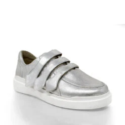 SONIC 35 - Plata Regina Romero Zapato Tenis Urbano Sport Para Dama En Piel -Ofertas Pasos Y Bolsos Tienda Regina Romero zapato tenis urbano sport Sonic 35 plata piel 2