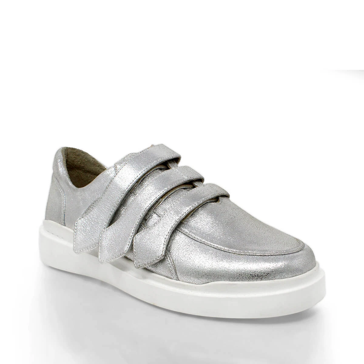 SONIC 35 - Plata Regina Romero Zapato Tenis Urbano Sport Para Dama En Piel - Imagen 4