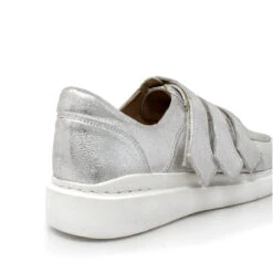 SONIC 35 - Plata Regina Romero Zapato Tenis Urbano Sport Para Dama En Piel -Ofertas Pasos Y Bolsos Tienda Regina Romero zapato tenis urbano sport Sonic 35 plata piel 4