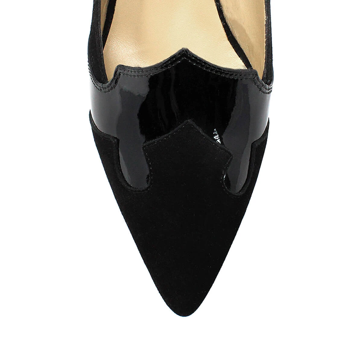 JUNO 75 - Negro Regina Romero Zapato Zapatilla Tacon Alto Para Dama En Piel - Imagen 7