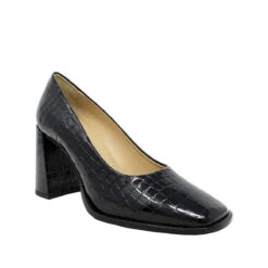 KAT 75 - Negro Regina Romero Zapato Zapatilla Tacon Alto Para Dama En Piel -Ofertas Pasos Y Bolsos Tienda Regina Romero zapato zapatilla tacon alto Kat 75 negro charol piel 2