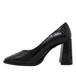 KAT 75 - Negro Regina Romero Zapato Zapatilla Tacon Alto Para Dama En Piel -Ofertas Pasos Y Bolsos Tienda Regina Romero zapato zapatilla tacon alto Kat 75 negro charol piel 3