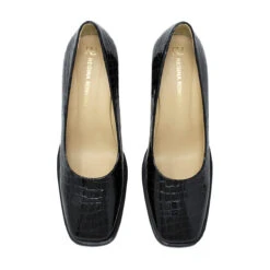 KAT 75 - Negro Regina Romero Zapato Zapatilla Tacon Alto Para Dama En Piel -Ofertas Pasos Y Bolsos Tienda Regina Romero zapato zapatilla tacon alto Kat 75 negro charol piel 6