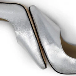 REGINA PUMP 105 - Plata Regina Romero Zapato Zapatilla Tacon Alto Para Dama En Piel -Ofertas Pasos Y Bolsos Tienda Regina Romero zapato zapatilla tacon alto Regina pump 105 plata piel 7