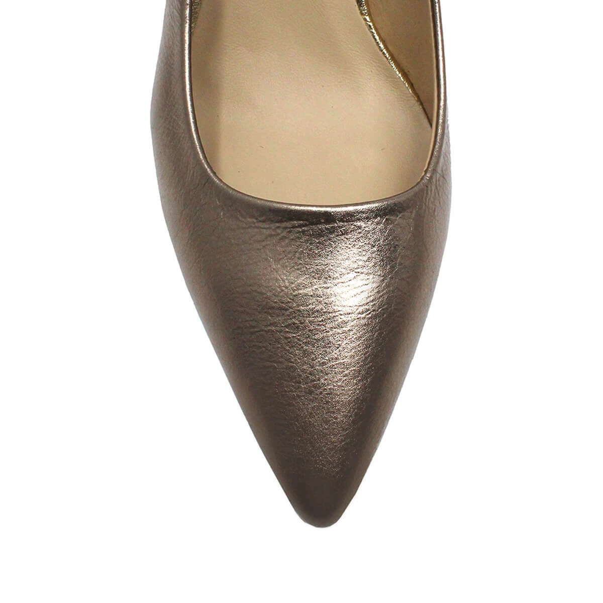 LARA 50 - Seda Y Oro Regina Romero Zapato Zapatilla Tacon Bajo Para Dama En Piel - Imagen 7