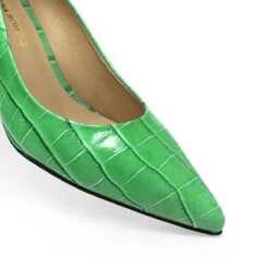 TAMARA 50 - Kiwi Regina Romero Zapato Zapatilla Tacon Bajo Para Dama En Piel -Ofertas Pasos Y Bolsos Tienda Regina Romero zapato zapatilla tacon bajo Tamara 50 kiwi croco piel 5