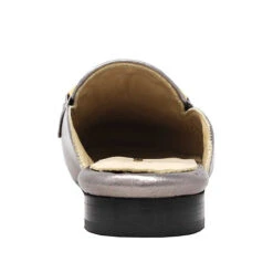 CINDY - Inox Regina Romero Zapato Flat Mule De Piso Para Dama En Piel -Ofertas Pasos Y Bolsos Tienda Regina Romero zapato zueco Cindy piel Inox 5 af590ad2 2468 47bd 9199 6a65935f0550