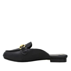 CINDY - Negro Liso Regina Romero Zapato Flat Mule De Piso Para Dama En Piel -Ofertas Pasos Y Bolsos Tienda Regina Romero zapato zueco Cindy piel Negro 3 0efae192 d0f9 420a ad96 4af016c9f7da