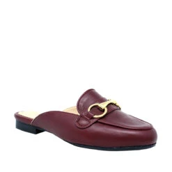 CINDY - Vino Regina Romero Zapato Flat Mule De Piso Para Dama En Piel -Ofertas Pasos Y Bolsos Tienda Regina Romero zapato zueco Cindy piel Vino 2 efc43020 de6e 4b6d a66d 7dc76a49c277