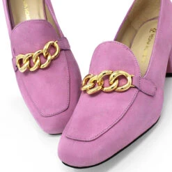 KALI 40 - Rosa Regina Romero Zapato Zapatilla Tacon Bajo Para Dama En Piel -Ofertas Pasos Y Bolsos Tienda Regina Romero zaptilla mocasin Kali rosa piel 7