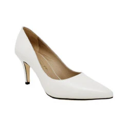 REGINA PUMP 75 - Blanco Regina Romero Zapato Zapatilla Tacon Alto Para Dama En Piel -Ofertas Pasos Y Bolsos Tienda Regina romero zapatilla Regina 75 blanco piel 2 2f986188 4206 4dad a859 4634f28b6fcf