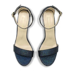 LAURA 125 - Glitter Negro Regina Romero Zapato Sandalia Plataforma Tacon Alto Para Dama En Piel -Ofertas Pasos Y Bolsos Tienda Regina romero zapatilla sandalia plataforma Laura negro piel 3