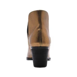 ISSA 60 - Oro Viejo Regina Romero Zapato Bota Botin Tacon Bajo Para Dama En Piel -Ofertas Pasos Y Bolsos Tienda reginaromero botin tacon midi Issa piel oro viejo posterior 3f344d8d 175d 4002 82a5 ed8cc8a27883
