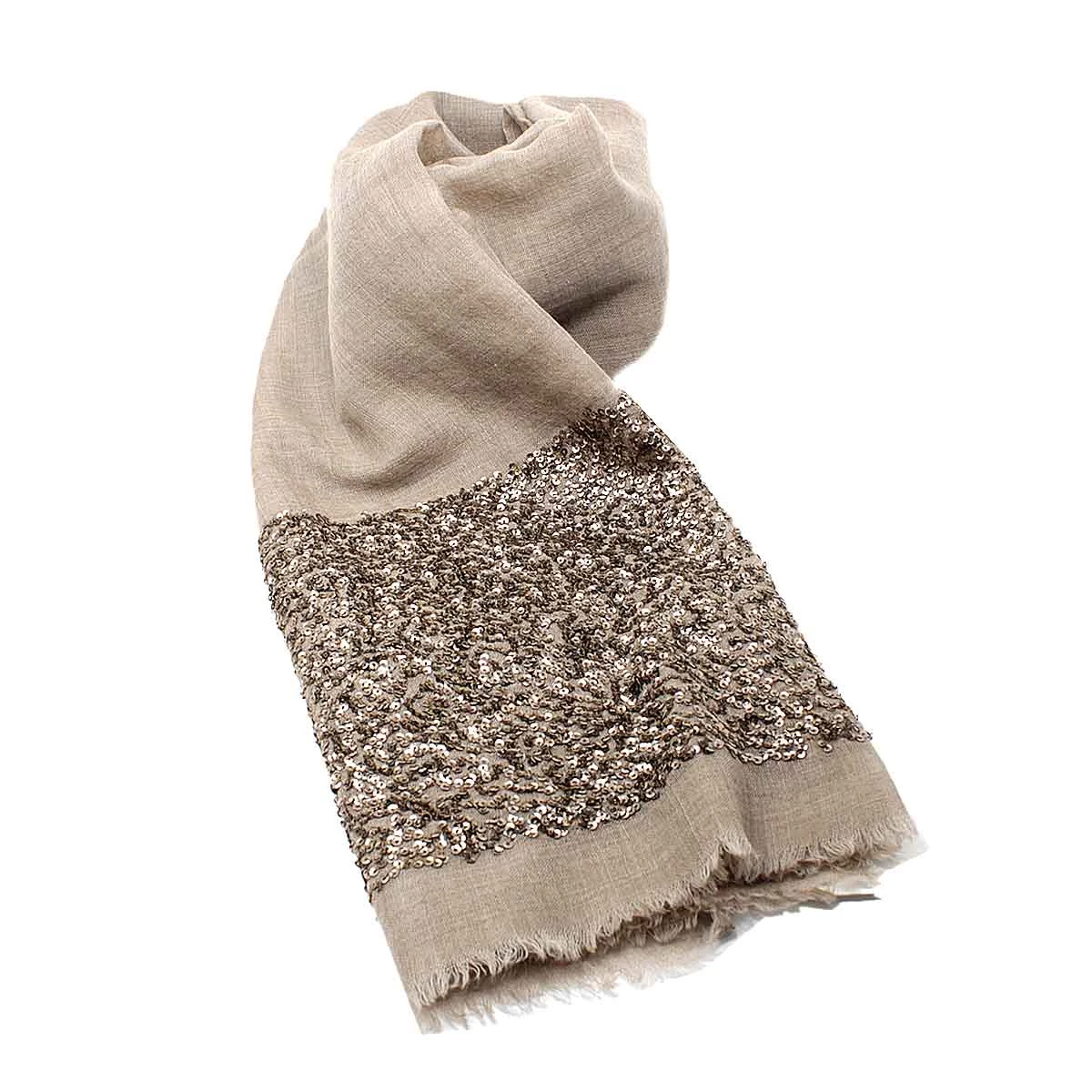 JACKIE - Oro Viejo Regina Romero Accesorio Mascada Para Dama En Textil 2 JACKIE - Oro Viejo Regina Romero Accesorio Mascada Para Dama En Textil - Imagen 2