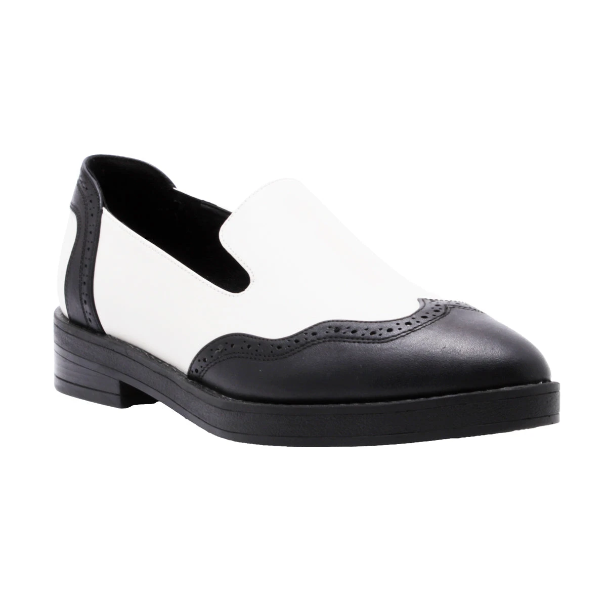 ISABEL 35 - Blanco Y Negro Regina Romero Zapato Mocasin Urbano Sport Para Dama En Piel 3 ISABEL 35 - Blanco Y Negro Regina Romero Zapato Mocasin Urbano Sport Para Dama En Piel - Imagen 3